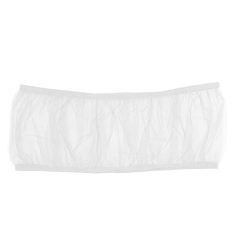 M Size Shell Skirt Mesh Cover Pet Bird Cage Guard Nylon Net Seed Catcher - White