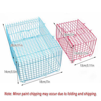 Small Bird Transport Collapsible Cage Travel Pet Carrier Portable Folding Cage - S