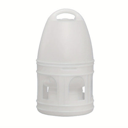 3L Pigeon Drinker White Plastic Drinking Pot Carrier Bird Water Dispenser Feeder