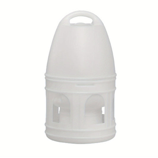3L Pigeon Drinker White Plastic Drinking Pot Carrier Bird Water Dispenser Feeder