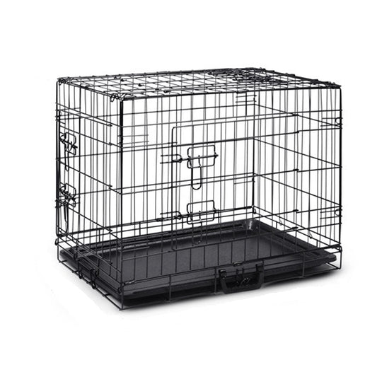 30 Portable Pet Dog Cage Collapsible Metal Crate Kennel"